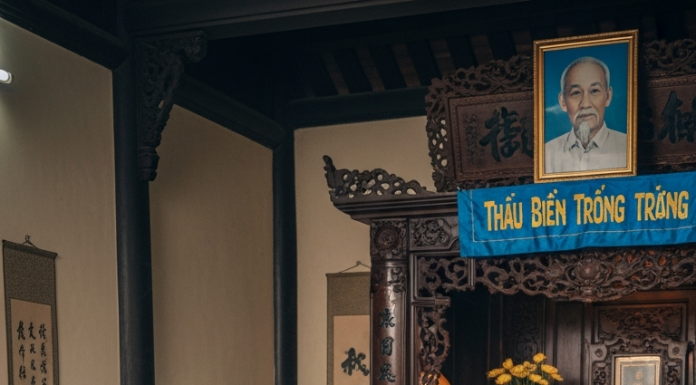 Tối hôm trước lễ cưới, tôi vừa đặt chân vào phòng ngủ thì chú Lý cũng bước theo sau. Chưa kịp nói lời nào, chú đã đưa cho tôi một mảnh giấy vo tròn cũ kỹ