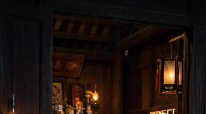 Một hôm, tầm 11 giờ hơn, tôi thức dậy vì bé út quấy khóc. Vừa dỗ con xong, tôi chuẩn bị đi lấy nước thì bất ngờ nghe tiếng gõ cửa nhẹ: cốc… cốc… cốc, côc giúp việc vào phòng bố chồng tôi