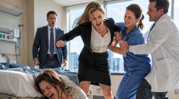 Get over it, she didn’t mean to kick you!” My billionaire husband barked as his unhinged mistress assaulted me right on the hospital floor. I lay there bleeding, holding my unborn baby, completely unaware that the doctor restraining her was actually my powerful uncle who was about to destroy their entire empire.