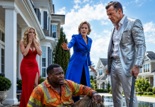 “Move, or you’re going down with this shack!” he roared. I was just a single dad trying to reclaim my mother’s home, completely exhausted on my own porch. The assistant who stole my dream stood frozen in red. Then, the blue-coated executive made a move nobody could ever expect…