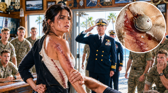 “Take that medal off right now, lady; tourists don’t wear operator insignia,” a hot-headed young Navy operator sneered, grabbing my arm and tearing my sleeve to expose my old battle scar. He thought I was just an arrogant civilian contractor faking my credentials, but he had no idea what happened when his own Commander walked into the bar…