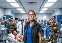 They treated me like a nobody, just a nurse in oversized scrubs. But when the Commander’s life slipped away, I revealed the classified trident tattoo on my arm. The room went silent. Now, the military wants me back.