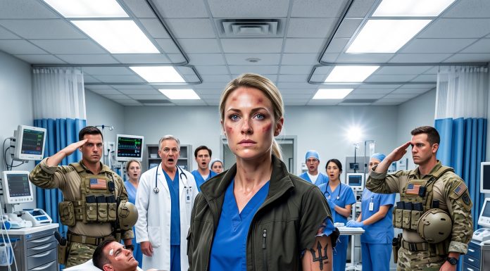 They treated me like a nobody, just a nurse in oversized scrubs. But when the Commander’s life slipped away, I revealed the classified trident tattoo on my arm. The room went silent. Now, the military wants me back.