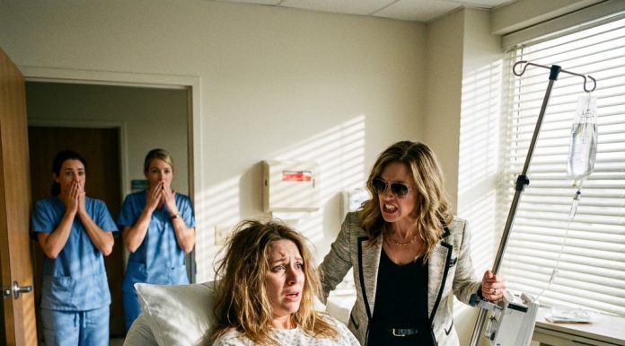 I don’t care if you’re in labor, sign those papers now!” My billionaire husband’s ruthless words echoed in my ears as his crazed mistress tore the IV from my bleeding arm, completely unaware that his own powerful father was standing right behind her to strip him of his entire thirty-million-dollar empire.