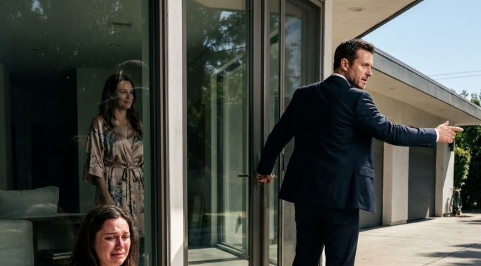 “Get the hell off my property before I have security throw you out!” my husband snarled, locking me outside in broad daylight while his smirking mistress watched from my living room. He thought leaving his bruised, pregnant wife sobbing on the hot concrete was his ultimate victory, completely unaware my powerful billionaire father was already plotting his absolute destruction.