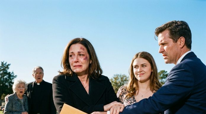 “Sign this divorce agreement right now, or I’ll throw you out on the street!” Victor growled, forcefully grabbing my bruised wrist at my mother’s funeral while his pregnant mistress smirked, completely unaware that my late mother left an airtight trust fund that would bankrupt him and send him straight to federal prison