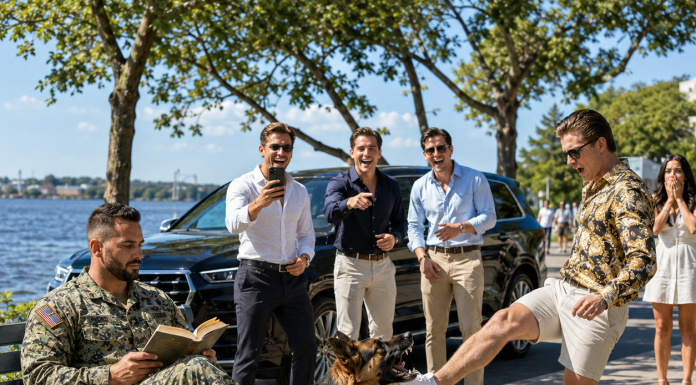 “Spoiled Rich Kids Attacked a Quiet Veteran’s Dog—Unaware He Was a Lethal Navy SEAL Captain”…