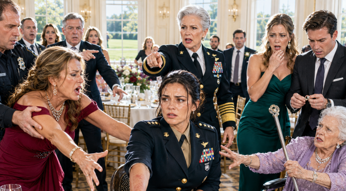 At my sister’s engagement dinner, mom introduced me to the groom’s family: “this is our other daughter – a janitor at the military barracks.” my dad added: “we gave up on her.” then the groom’s mother – a 4-star admiral – slammed a gold coin on the table… “wait… are you the major?”