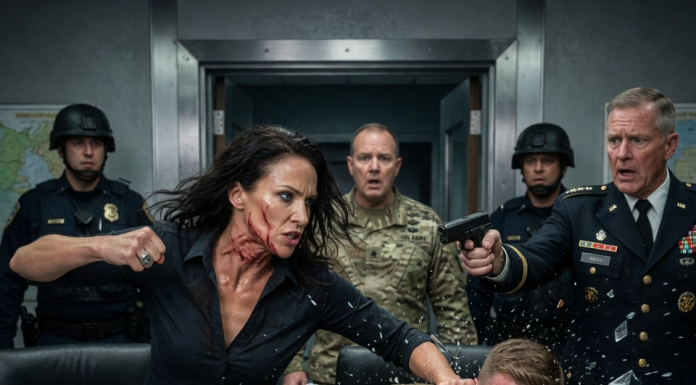 “Know your place, coffee girl!” he screamed, grabbing my shoulder. Big mistake. Three seconds later, his face smashed into the glass table, his gun was pointed at my head, and a Four-Star General walked in, recognizing the combat ring on my finger…