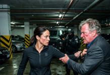“Don’t touch that VIP limo, you’ll get us arrested!” my father screamed, violently grabbing my arm in front of the armed guards. He thought he was saving his “clueless” daughter from a federal crime, but his face turned pale when he saw what my key fob did to the entire fleet..