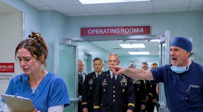 “Get out of my OR before I call security!” the arrogant surgeon screamed. I was just an ER nurse to him. But as his mistake flatlined the patient, heavily armed federal agents stormed the room. The commanding officer didn’t look at the doctor. He looked straight at me and said the four words that changed everything…