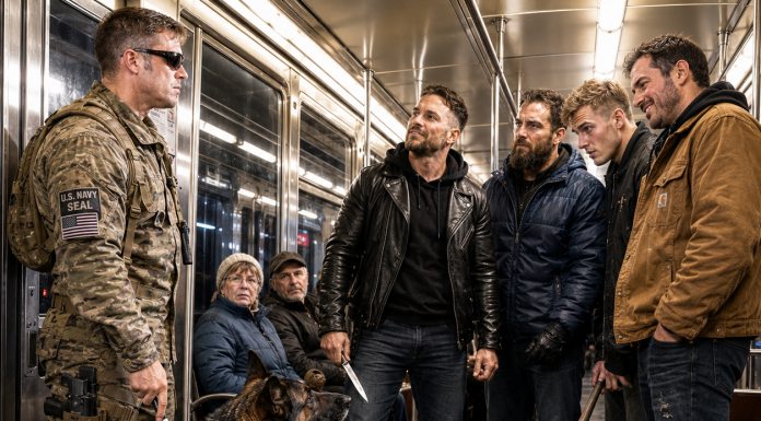 “Give Us the Dog and Nobody Gets Hurt,” the Gang Leader Said After Knocking My Cane Across the Subway Floor. They believed blindness had made me helpless, but Atlas and I had survived far worse together. I could hear every shoe, breath, and nervous movement around me. Just as I took down the man holding a knife, someone inside the locked control booth ordered them to finish the job…