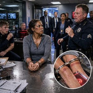 I Was Jogging Three Blocks From My Own Home When Two Officers Decided I Didn’t Belong There, but the Moment They Took My Fingerprints at the Station, the Federal Alert on the Screen Made Every Smile Disappear—and One Phone Call Reached Far Beyond Their Badge