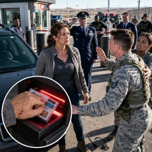 I Arrived at My New Air Force Base in a Plain Jacket, and a Young Airman Treated Me Like I Was Nobody—But When I Pressed My Clearance Card to the Scanner, the Gate Locked Down, the General Saluted Me, and an Eleven-Year Secret Began to Break Open