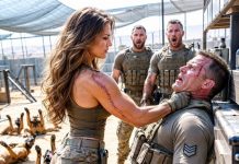 “You think a pretty face with a massive scar can command my platoon?” he snarled, using pure physical force to trap my body against the cold steel fence. He wagered fifty dollars I’d cry before lunch, but his smug face completely evaporated when he realized whose name was redacted from his training manual…