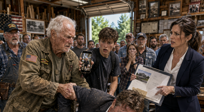 “You’ll Figure It Out,” My Son Wrote After Selling the Home I Had Owned for Forty-Three Years and Leaving Me Just $100. I Slept in My Truck, Rebuilt My Life inside an Abandoned Garage, and Never Called Him Again—Until Fourteen Years Later, My Grandson Walked into My Workshop Holding a Phone and Asked Why His Father Had Told Him I Was Dead.