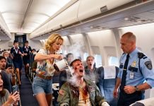 SHE SPILLED HOT COFFEE ON MY PROSTHETIC ARM—THEN THREE FEDERAL VEHICLES MET OUR PLANE