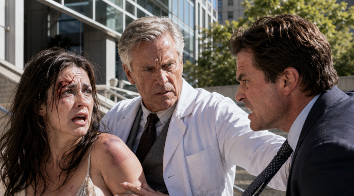 “You’re an unstable, clumsy pregnant woman, Sarah—no court will ever believe you over my millions!” When my abusive husband shoved me down the stairs, he didn’t realize my powerful godfather, a billionaire surgeon, was waiting at the bottom. Now, the dark secrets of his bankrupt empire are about to unravel.