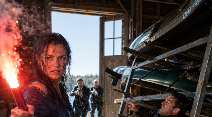“Give me the drive, Avery, and I might let you live!” Marcus bellowed as he crashed into the wooden racks. I gripped the burning flare, ignoring the blood dripping down my face, knowing his armed mercenaries were already running through the door to silence me forever.