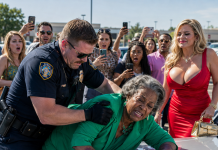 I was wrongfully handcuffed by a rogue officer while a stunning woman in a red dress smirked at my bruised arms. They thought I was a helpless victim in that parking lot, completely oblivious to the fact that my son is the County Police Chief.