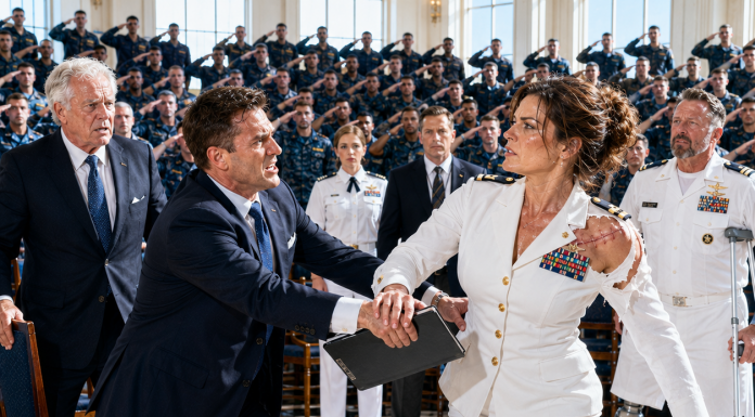 My Brother Grabbed My Wrist at Dad’s Seventieth Birthday and Told Eighty Guests That My Navy Career Was Nothing but Paperwork. I Left without Defending Myself. When He Followed Me to the Base, Two Hundred Special Operators Rose at the Command “Admiral on Deck”—and the Ethics Officer Waiting beside Them Knew Why He Had Used My Name.