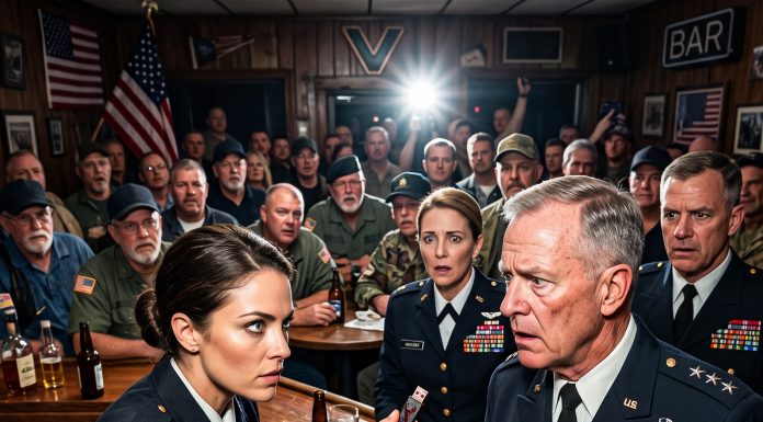 He thought I was just a quiet woman pouring drinks near the base, but whispering the name of a forgotten military operation turned the entire bar silent and started a war for truth.