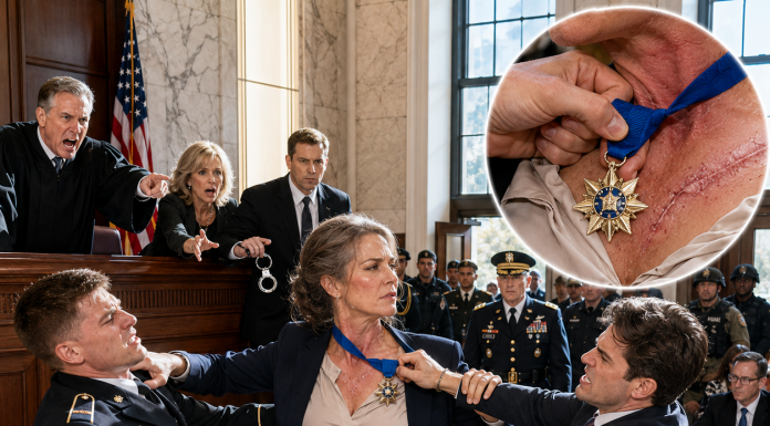 “Take off that shiny piece of trash!” My own brother, a wealthy judge, ordered bailiffs to strip my Medal of Honor in open court to protect his spoiled son. He thought he could humiliate me and get away with it. But he never expected who would kick down the courtroom doors…