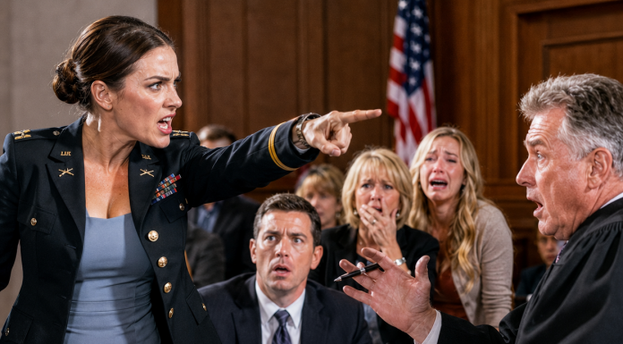 “Your Honor… She’s A Hero In Uniform… But A Failure At Home.” My Husband Sneered. I Met The Judge’s Eyes. “Judge Morgan… Do You Remember What Happened On Route Red?” The Judge Rose To His Feet. The Courtroom Fell Silent. “Captain… I Thought You Were Dead.” “Wait… You Know Her?” My Husband Stammered.