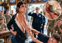 “Take that medal off right now, lady; tourists don’t wear operator insignia,” a hot-headed young Navy operator sneered, grabbing my arm and tearing my sleeve to expose my old battle scar. He thought I was just an arrogant civilian contractor faking my credentials, but he had no idea what happened when his own Commander walked into the bar…