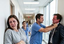 “You’re ruining my legacy with this useless girl!” my billionaire husband roared before raising his fist, but as this brave doctor pinned him to the hospital wall, I realized the terrifying truth about the $200,000 he stole from my inheritance to silence his corporate victims.