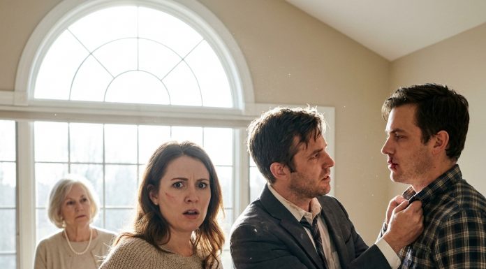 “You and that baby are leaving this house with absolutely nothing!” Richard roared, violently lunging at his own brother who tried to shield my bruised body. As my mother-in-law watched the blood spill with a cold smile, they didn’t know I had already recorded his multi-million dollar embezzlement confession.