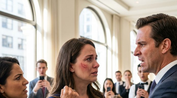 The baby isn’t even mine, you lying cheat!” my husband screamed after slapping me in public. He thought this staged humiliation would win him full custody, but he completely forgot that the entire restaurant was live-streaming his violent downfall to the board of directors.