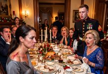 When my arrogant aunt humiliated me at Thanksgiving for being a “boring office secretary” with no medals, her Navy SEAL son suddenly froze in pure terror, grabbed his chest, and whispered a classified codename that made the entire room turn dead silent. You will never guess the brutal, high-ranking truth hiding beneath my plain gray suit until the very last second.