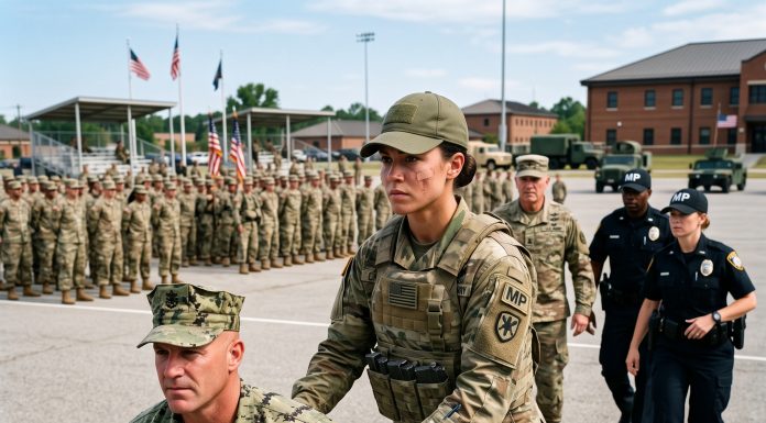 I just wanted to see my brother before his deployment. Instead, a bully in uniform put his hands on me. After I took him down in the dirt, the base colonel rushed over with armed guards. Everyone thought I was going to prison, but his next move shocked everyone…