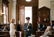 I watched helplessly in court as my sister stomped on my army medal. My mother smirked in the background. Just as the judge was about to finalize my ruin, the doors violently shattered. My injured daughter burst in, blood on her face, holding a locked briefcase that held their darkest secret…