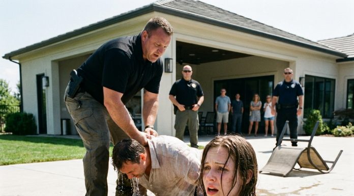 You have no proof, she’s losing her mind!” my husband sneered while the officer pinned his wet shirt down. Shivering in the water with bruises covering my arms, I knew he was wrong. The secret wire hidden under my dress had just recorded every single monstrous detail of his million-dollar murder plot.