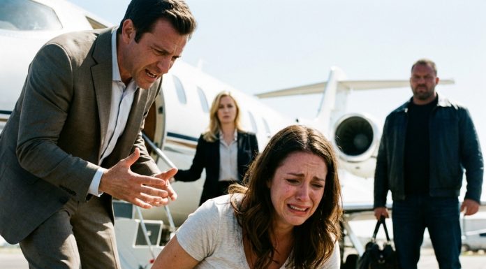 “You’re a broke, pathetic nobody, Caroline!” my husband roared, shoving me onto the burning asphalt while my arm bled. He didn’t know I’m a billionaire heiress, and my mother just ordered his getaway jet to drop from the sky, but a sudden $500 million bank alert is about to change everything.