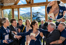 “Tell everyone about your cute little video game job!” my father mocked at his luxury birthday gala. I kept my composure and simply revealed my secret military call sign. Instantly, his tough ex-Navy SEAL friend turned pale, shattered his glass, and stood up in absolute shock. What he revealed about my past silenced the entire room forever…