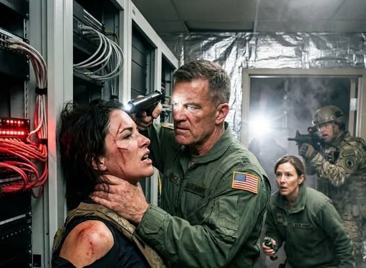 “You survived the mountain blast, but you won’t survive me,” General Vance whispered, his hand choking the life out of me as I lay bleeding. My vision blurred from the pain of my fresh wounds, but I smiled because a shadow was moving right behind him.