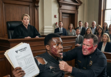 “Look at my face, Judge Collins, this scar is real, and so is your corruption!” I roared before the flashbulbs blinded us. The beautiful judge panicked as my hands gripped the evidence. They thought a boy from the streets would break, until I pulled out a document that changed everything.