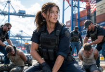 “They called me a weak liability, but when nine armed men ambushed our unit at Port Harborview, I snapped. Bleeding and cornered, I dropped their leader right onto the cold asphalt. That’s when I realized the real threat wasn’t in front of me, but standing right behind me.