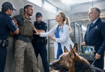 “Drop the needle or I’ll break your neck!” I screamed while pinned to the wall, bleeding and helpless as Director Vance aimed a lethal syringe at my dead buddy’s combat dog. Beautiful Dr. Sarah begged him to stop, but as the syringe went down, the earth suddenly shattered beneath us…