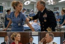 When a powerful Navy Admiral grabbed my arm in the trauma bay, he thought I was the incompetent officer who abandoned his best friend five years ago. He demanded I stay away from his critically injured son. Instead, I risked my freedom, fought him off, and performed a miracle procedure. But when I finally handed him a scorched lighter and revealed the secret the government hid, his arrogant reaction instantly changed into something unimaginable.