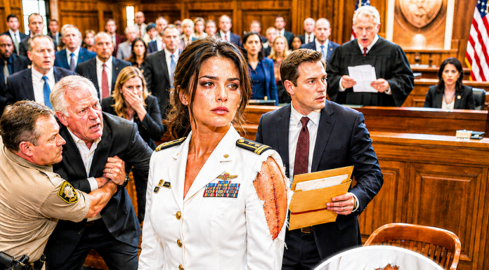 “She never served—if she says she did, she’s lying,” my dad told the jury. He was suing me for stealing from my late mom’s trust. Then my lawyer handed the judge a sealed Pentagon envelope. The judge took off his glasses. “All rise.”
