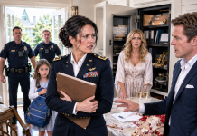 I Came Home after Making Colonel with a Strawberry Cake for My Daughter—Then My Husband’s Mistress Knocked It from My Hands and Told Me to Pack. He Believed the House, My Retirement, and Our Child Would All Become His after the Divorce. But when I Opened the Hidden Safe, One Original Deed Changed the Expression on His Face.