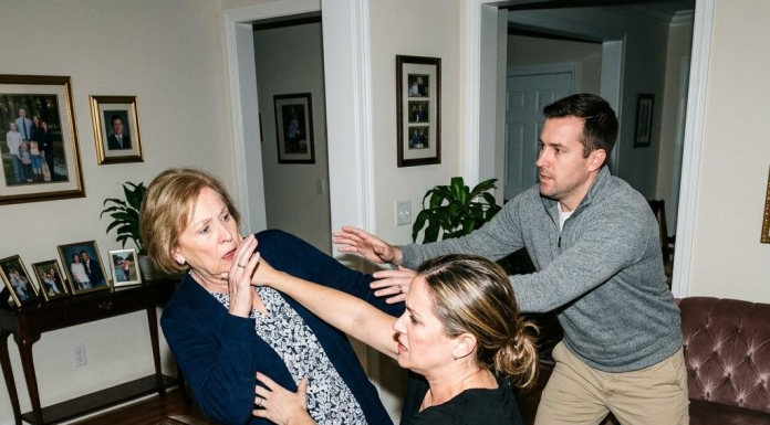 “Don’t you dare touch her!” my son cried out, but it was too late—Sarah’s manic grip tore my skin. Bleeding on my living room floor, I stared at the shattered ceramic owl next to me, suddenly realizing the sickening reason they had been secretly recording my entire life.