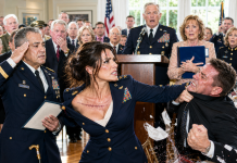 My dad introduced me to his old unit at his retirement party. “This one’s my little puppy. Never grew a spine.” The table roared. A gray-haired colonel didn’t laugh. He asked for the room, unfolded a page, and read my rank and my last posting out loud. Then he saluted the puppy.