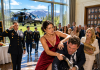 “Nice dress,” she snickered. “Forgot to upgrade your name tag too?” They laughed — until the helicopter landed. “Madam General… The Pentagon needs you.” My sister went pale. My ex sat down hard. The room? Dead silent.