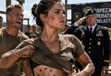“That Tattoo Is a Joke,” the Sergeant Laughed as He Tore My Combat Shirt in Front of the Entire Training Unit. I Stayed Silent while Seven Stars and My Old Scars Became Visible—until the Senior Commander Walked Closer, Recognized the Coordinates, and Saluted Me. But His Next Question Revealed Why I Had Entered the Course without My Real Rank.