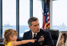 My Four-Year-Old Pointed at an Old Navy Photograph and Told the Admiral, “That’s My Mommy”—He Turned White Because the Woman in That Frame Was Me, the daughter he had officially mourned four years earlier, and one phone call made us realize someone else already knew I was alive